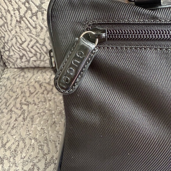 Gucci Black Leather and Nylon Bamboo Bag - Picture 12 of 12